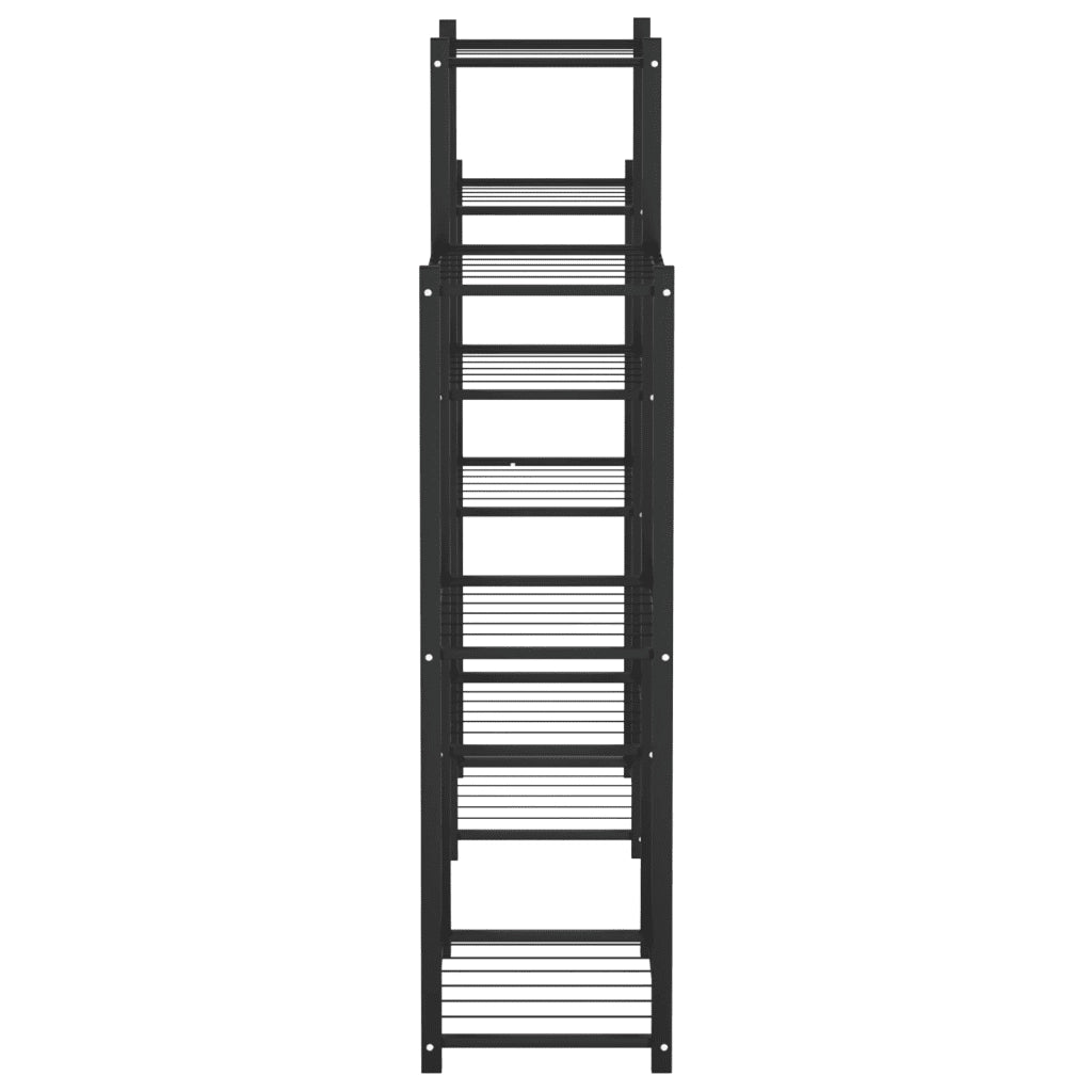 Portafiori 83x25x100 cm Ferro Nero 343123