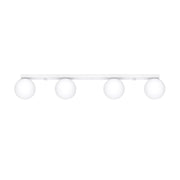 Plafoniera a barra Pure Lume SOLEDA bianca vetro 88cm
