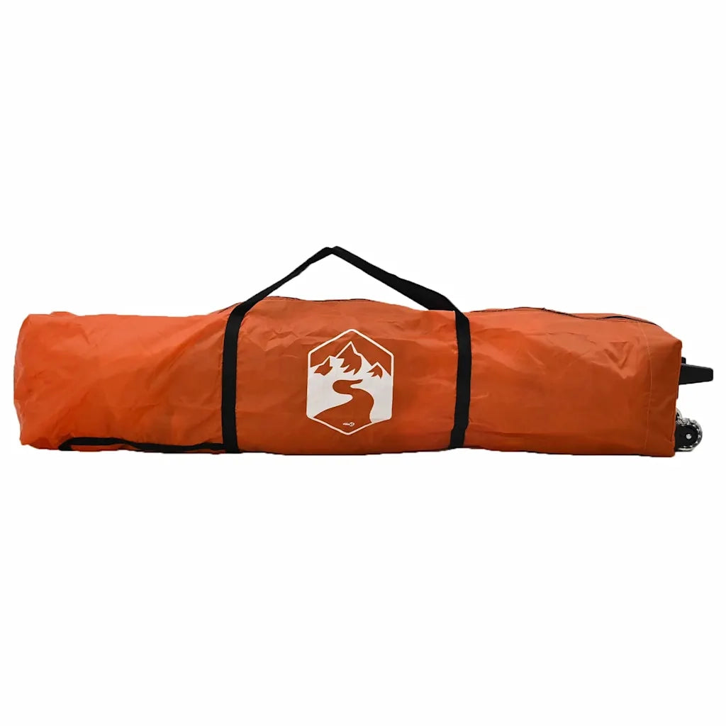 Tenda Gazebo Arancione 395 x 395 x 251 cm Tessuto 42007391