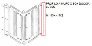 profilo a muro x box doccia cristallo lusso cod:ferx.602742