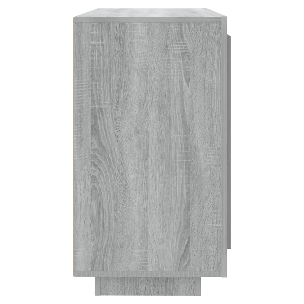 Buffet credenza cassettiera armadio mobile contenitore organizer per cucina soggiorno salotto Sonoma 80 x 40 x 75 cm legno ingegnerizzato grigio 02_0036539