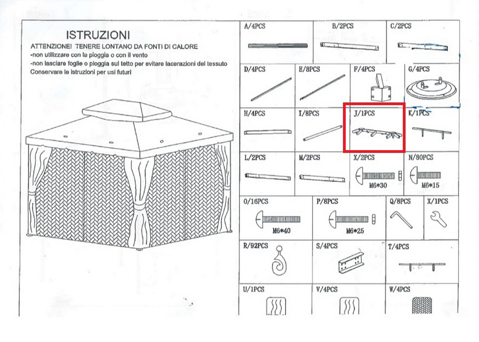 crociera (j)x gazebo adventure magnum cod:ferx.602789