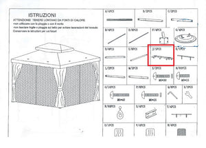 crociera (j)x gazebo adventure magnum cod:ferx.602789