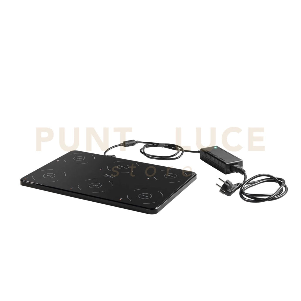 BASE DI RICARICA NERA PER LAMPADE DA TAVOLO LIBERTY 6 STAZIONI 5V 1,5A