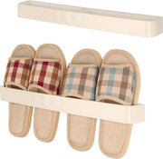 Set di due ripiani per scarpe adesivi per muro in plastica, opbergrek voor deur, organizzatore per scarpe e pantofle, pannelli per la stanza