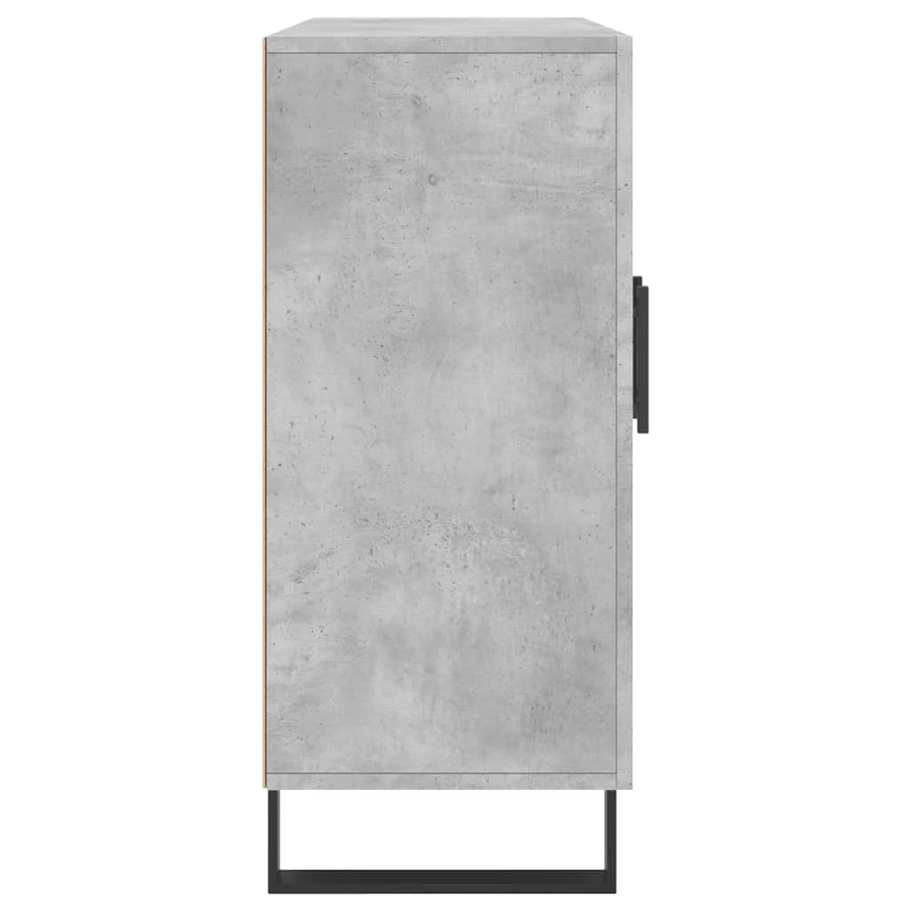 Buffet credenza cassettiera armadio mobile contenitore organizer per cucina soggiorno salotto 90 x 34 x 80 cm legno ingegnerizzato grigio 02_0032115