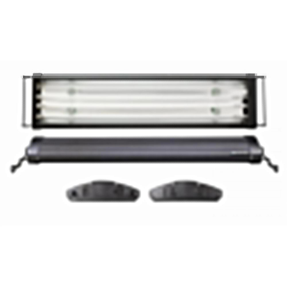 AQL Plafoniera ODY Freshwater T5 4x54w 6500°K con LED lunari e bracci estendibili da 120 a 140cm - Colore Nero
