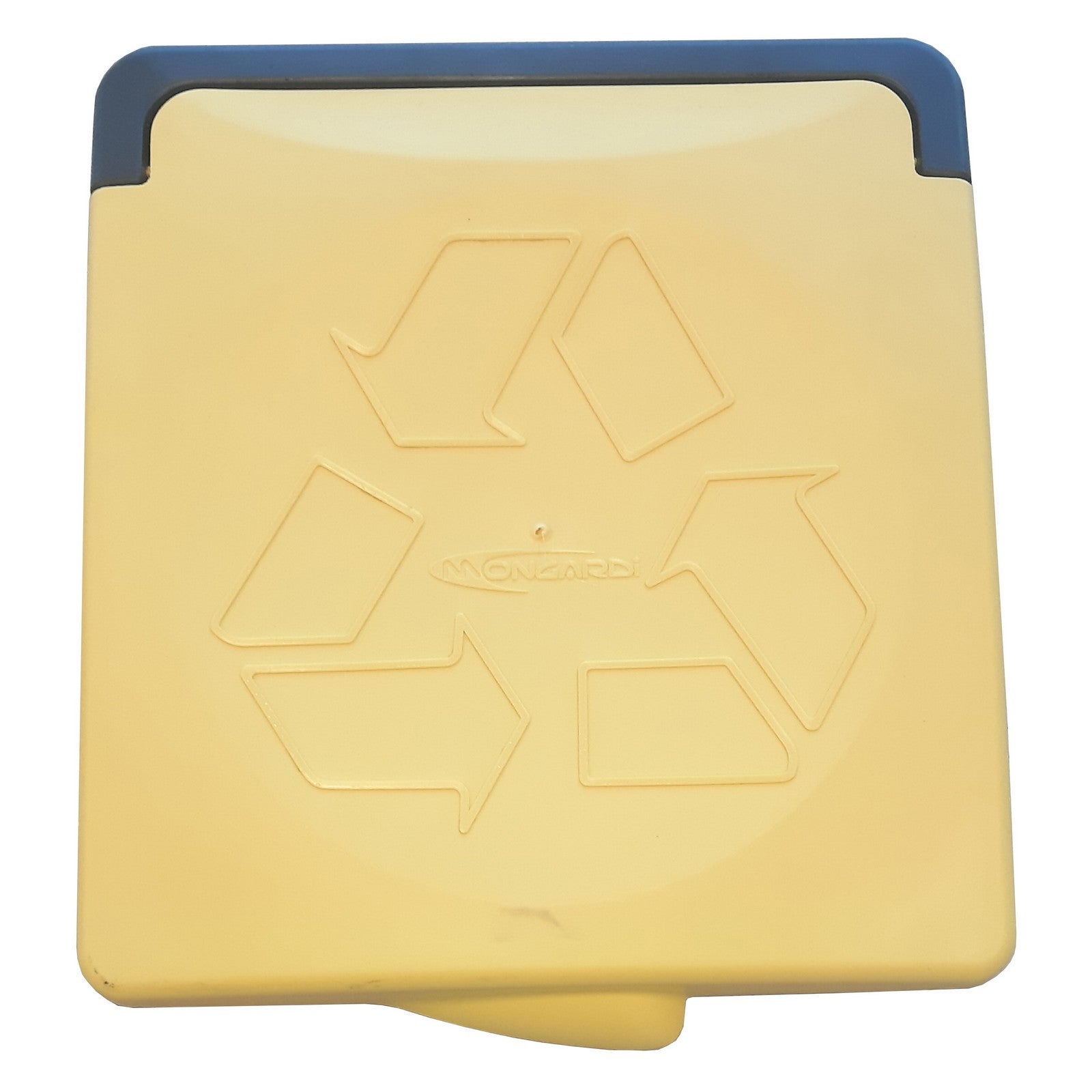 coperchio giallo con ferma busta x pattumiera portasacchi a due coperchi cod:ferx.602906.stock