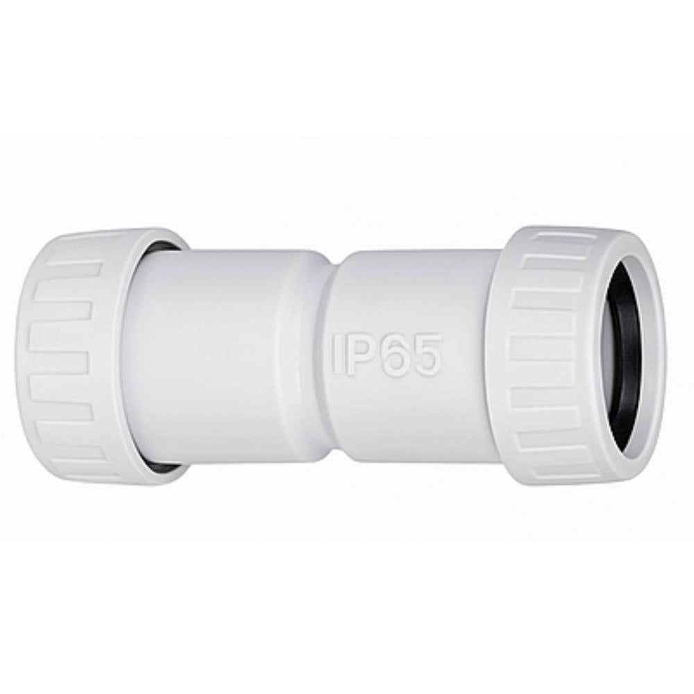 Faeg raccordo tubo rigido manicotto ip65 vari diametri tecnopolimero grigio *** diametro 40 millimetri, confezione 1
