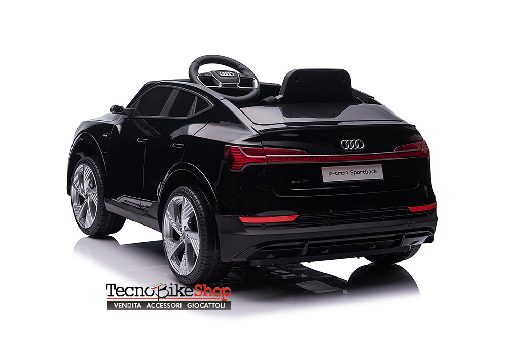 Auto elettrica per bambini Audi E-Tron 12v colore Nero