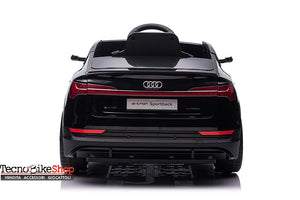 Auto elettrica per bambini Audi E-Tron 12v colore Nero