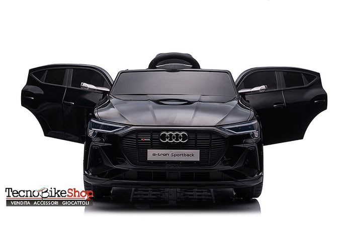 Auto elettrica per bambini Audi E-Tron 12v colore Nero