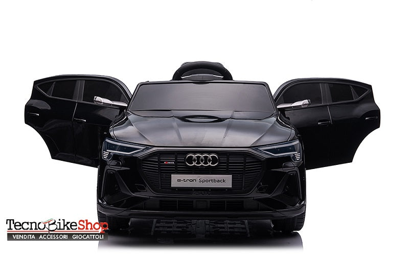 Auto elettrica per bambini Audi E-Tron 12v colore Nero