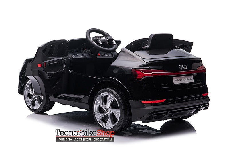 Auto elettrica per bambini Audi E-Tron 12v colore Nero