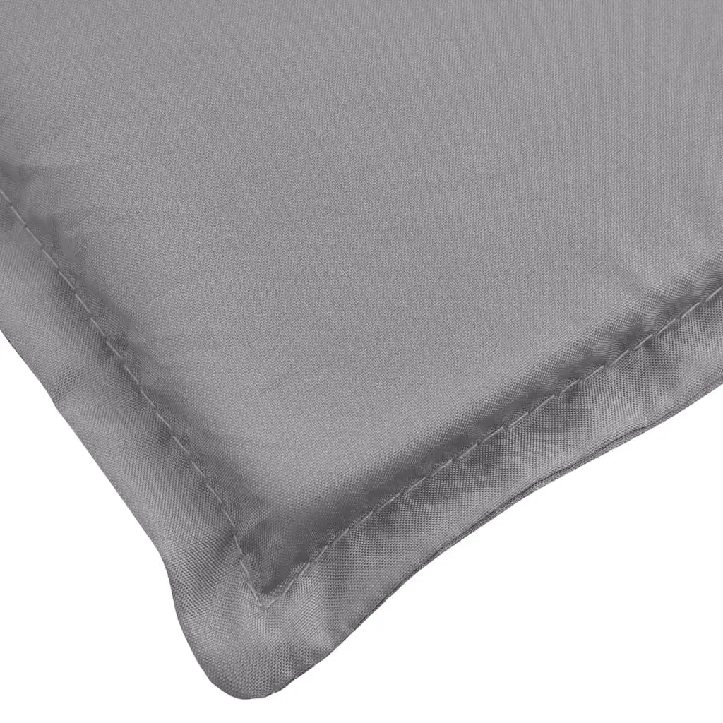 Cuscino per Lettino Grigio 186x58x4 cm in Tessuto Oxford 314159