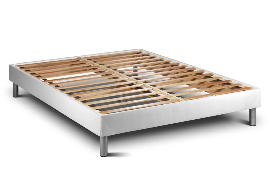 Pacchetto letto completo - Materasso 140x200cm + Box spring con doghe (kit) + 2 cuscini + Piumino - Vital Power Zen