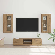Set mobile TV FLORIN Rovere artigianale Legno multistrato
