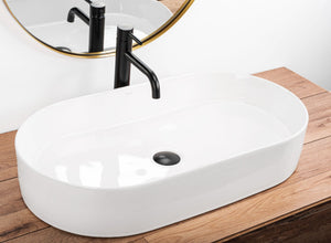 Lavabo Da Appoggio In Ceramica Rea Nadia 70
