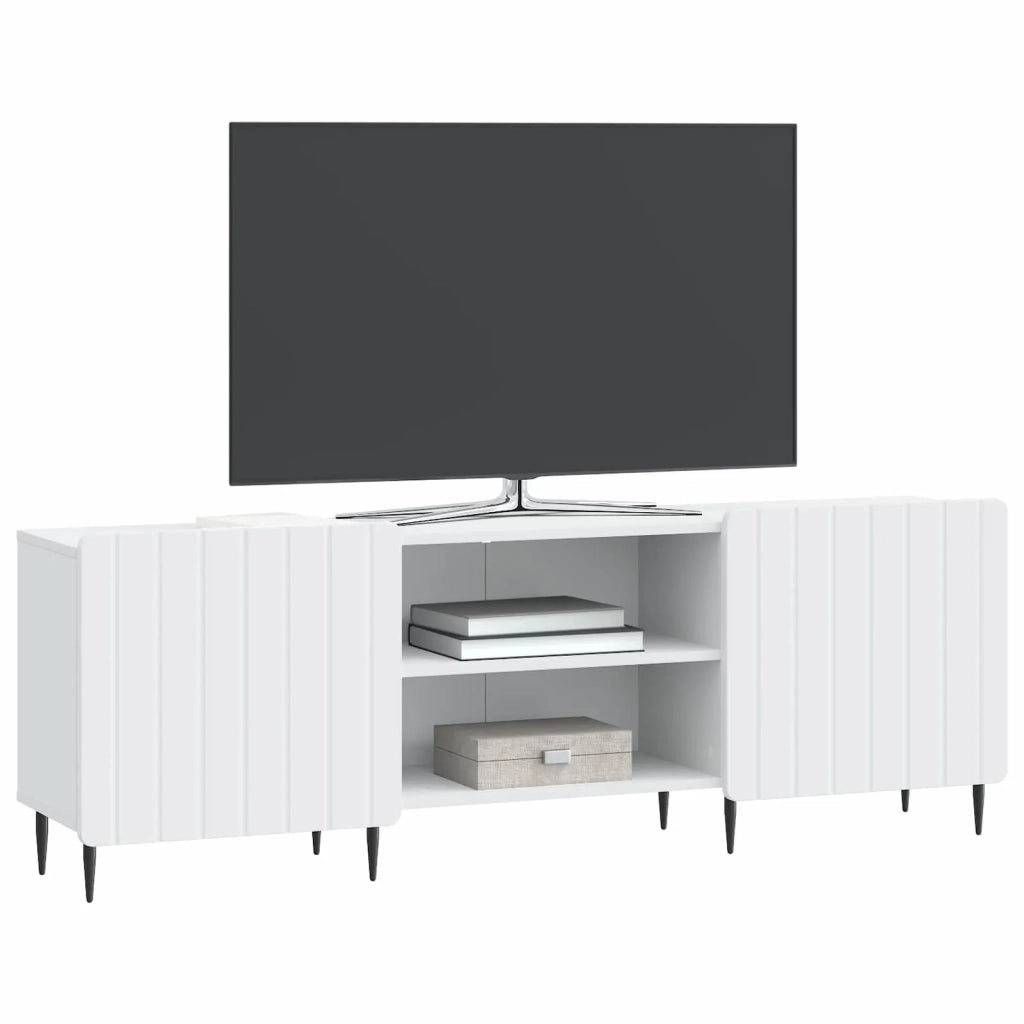 Mobile TV Bianco 150 x 31 x 52 cm Legno ingegnerizzato 894455