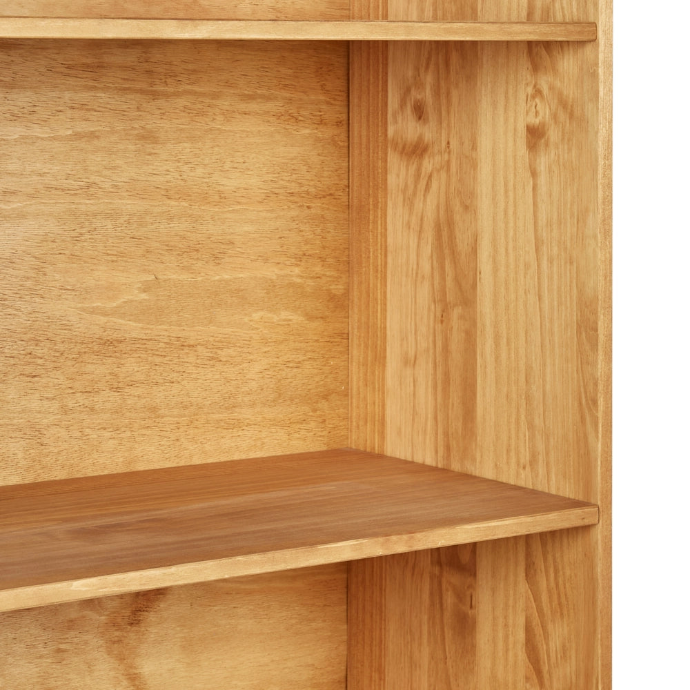 Libreria a scaffale in legno chiaro a 2 ante stile Rustico