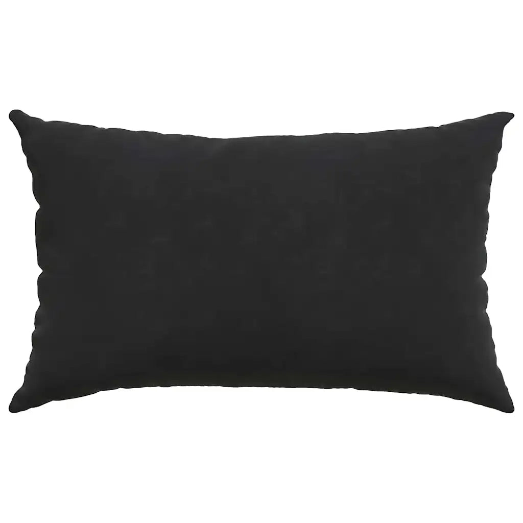 Cuscini da Divano 2 pcs Nero 50 x 30 cm Tessuto in Cords 42013633