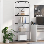Libreria-Scaffale per Libri-Mobile di Stoccaggio Grigio Sonoma 60 x 30 x 183 cm Legno multistrato 455131