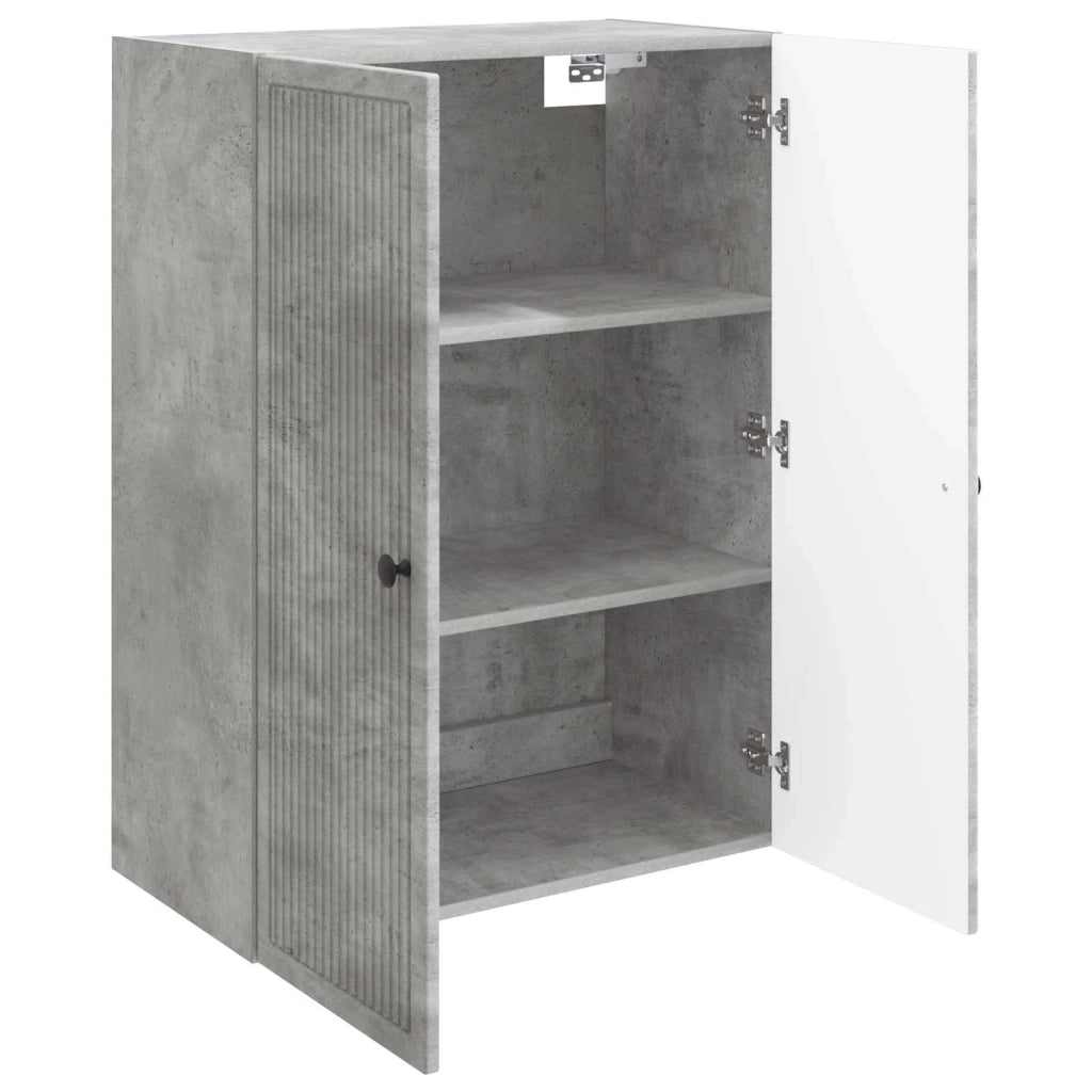 Mobiletto a muro Grigio Cemento 66 x 34,5 x 90 cm 897888