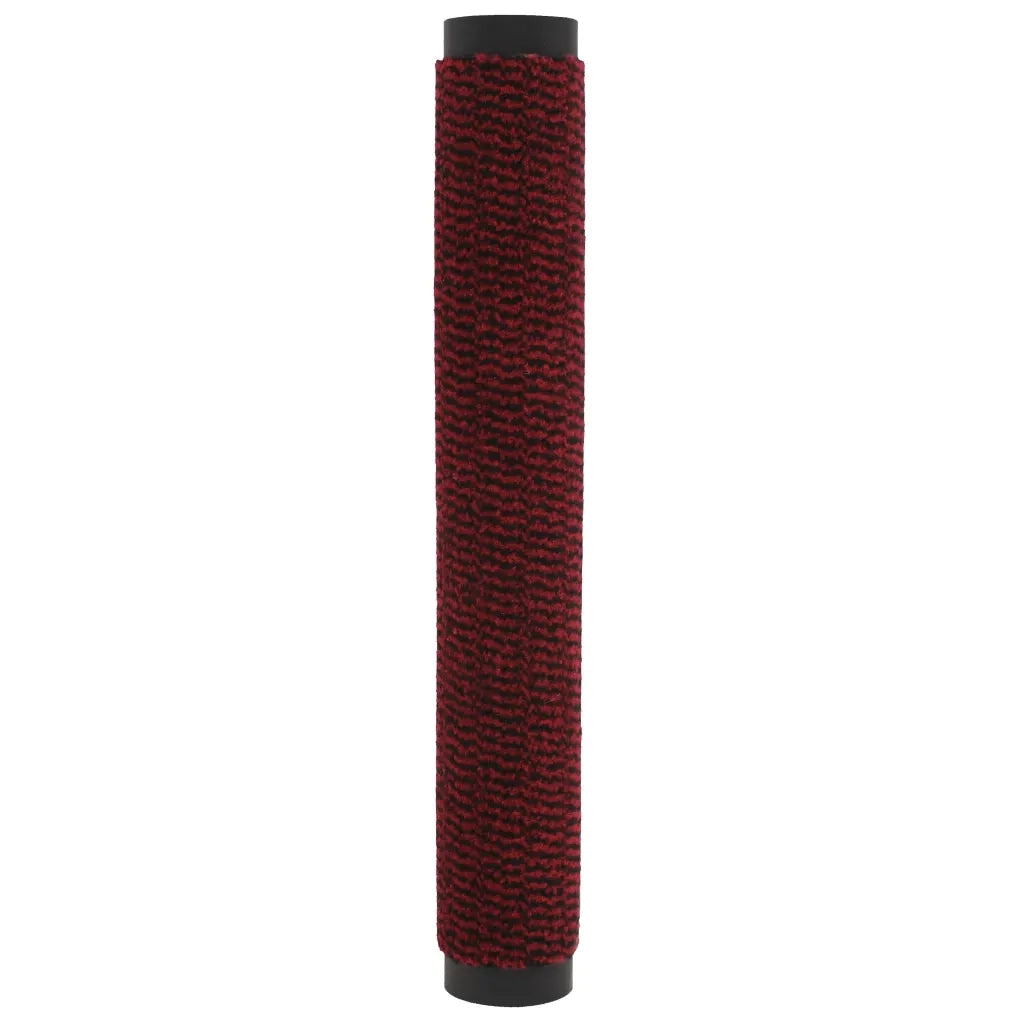 Tappeti Antipolvere 2 pz Rettangolari Trapuntati 90x150cm Rossi 3051615