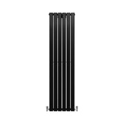 Radiatore Termosifone Termoarredo Design Piatto Pannello Elementi Nero Opaco
