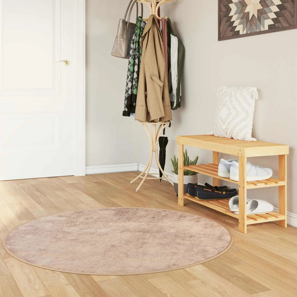 Runner Tappeto MARSA Sabbia 120 x 120 cm Poliestere e PVC 42023130