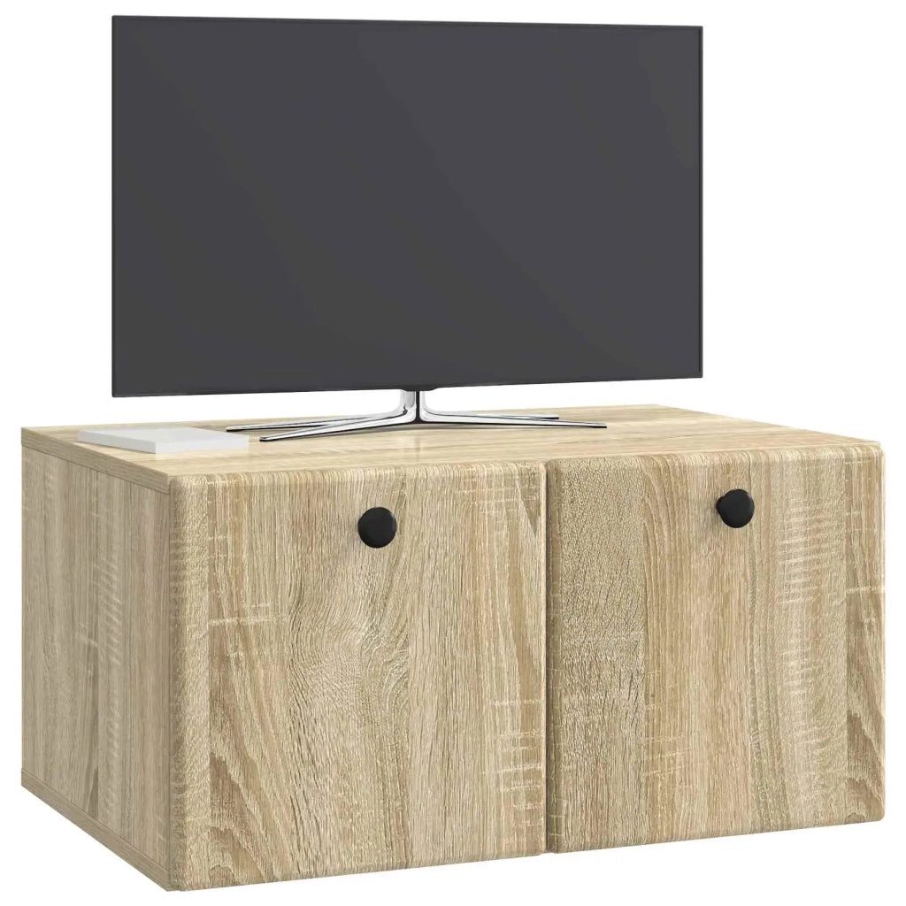 Mobile Porta TV da Muro 59,5 x 41 x 30 cm Rovere Sonoma 899187