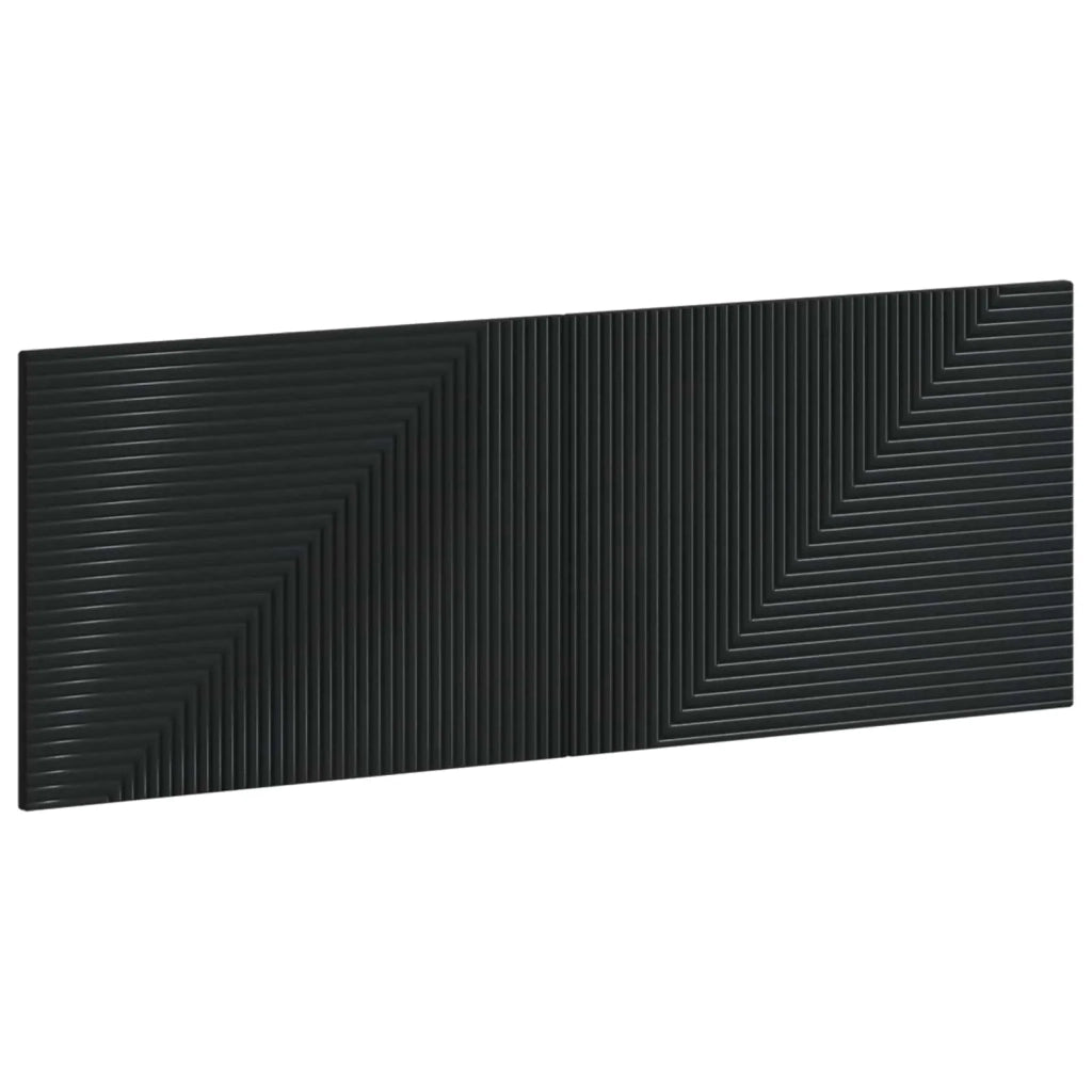 Testiera da Muro HAARLEM Nero Legno ingegnerizzato 896956