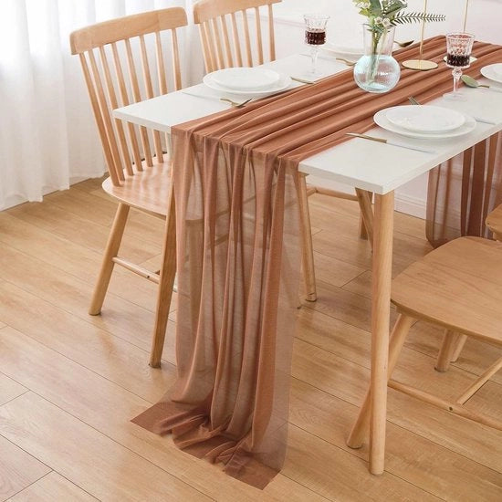 Tulle chiffon, stoffa, 3 m x 70 cm, tenda di nozze, stoffa decorativa