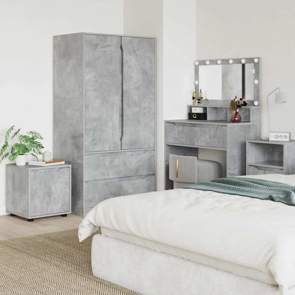 Mobile da Bagno Grigio cemento 40,5 x 40 x 44 cm 888950