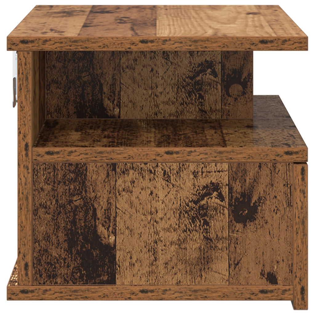 Comodino Sospeso Legno Vecchio 40x31x27 cm Legno ingegnerizzato