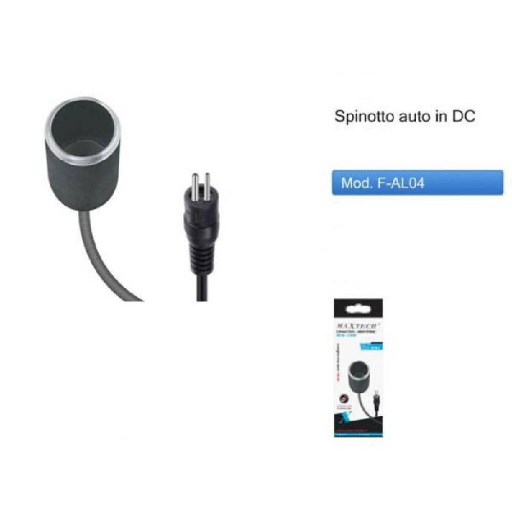 Trade Shop - Connettore Adattatore Spinotto Per Auto Casa In Dc Cavo Alimentazione F-al04 -