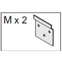 1coppia piastra mx2 x kit mobile bagno aruba cod:ferx.603045