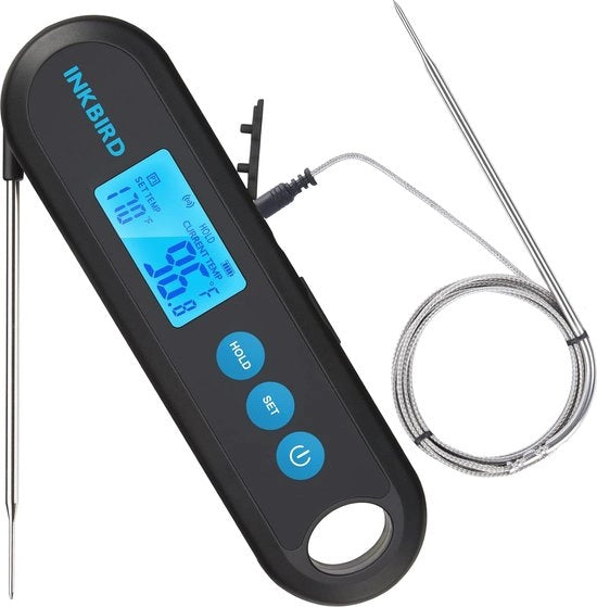 Termometro di carne Bluetooth Digitale con Probe esterna - lettura immediata in 2 secondi - ricaricabile - termometro alimentare per grigliate - BBQ e cucina