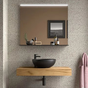 Mensolone bagno 80 cm sospeso in rovere africa - Sumo