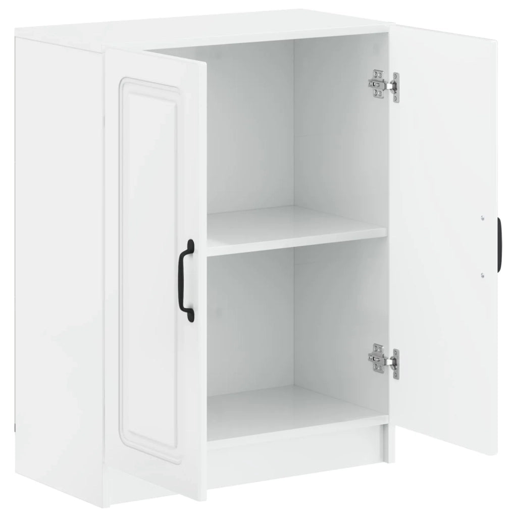 Mobiletto da Bagno UTRECHT Bianco Lucido 59,5 x 31 x 77 cm 897719