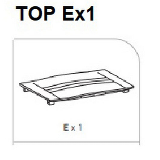 top superiore ex1 per armadio keter top rattan brown cod:ferx.603118