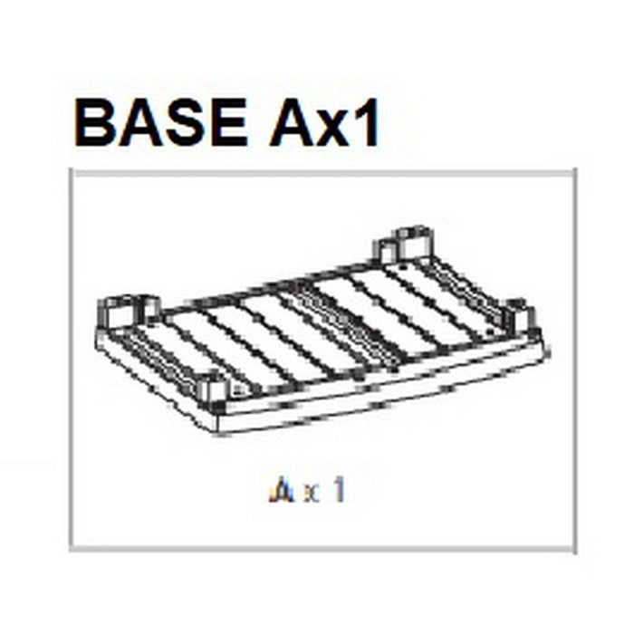 base ax1 per armadio keter top rattan brown cod:ferx.603119