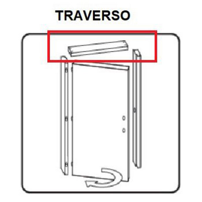 traverso battente per porta microtec ciliegio 210x80 cm cod:ferx.603129