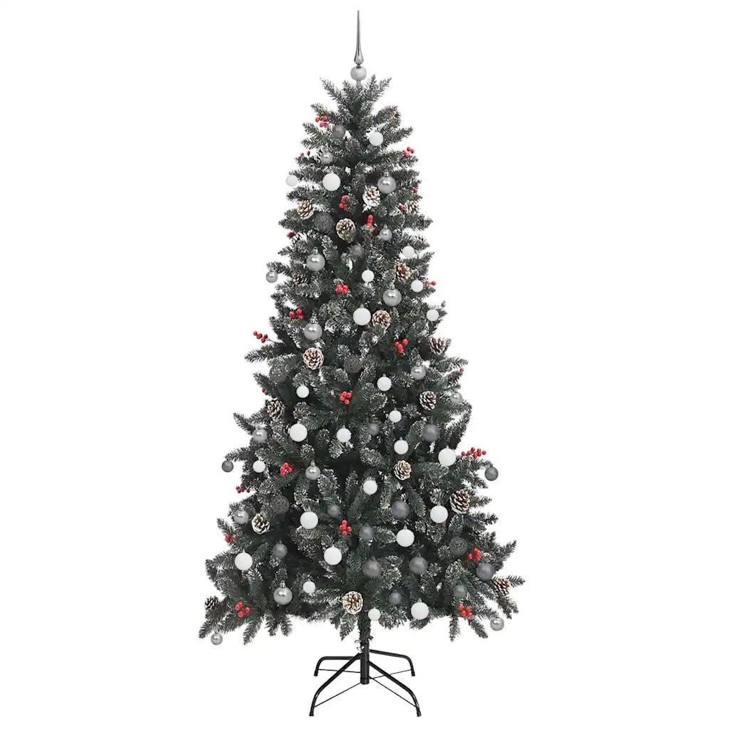 Albero di Natale artificiale con 300 LED Verde 240 cm 3395903