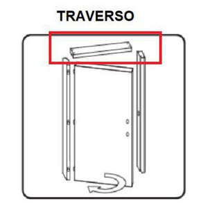 traverso battente per porta mod.microtec bianco 210x70 cm cod:ferx.603151