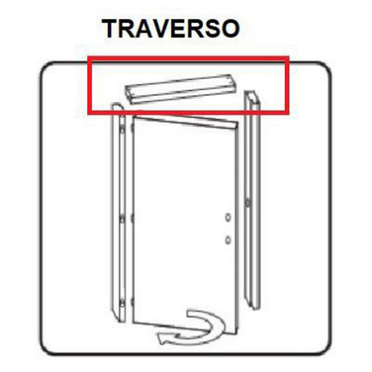 traverso battente per porta mod.microtec bianco 210x70 cm cod:ferx.603151