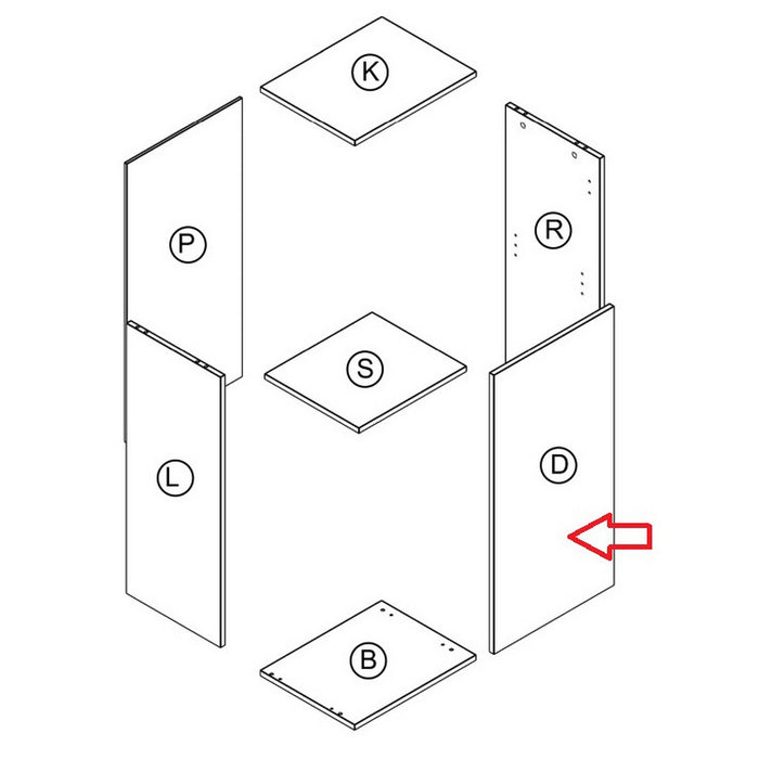 pannello d per kit parete living bridge cemento chiaro 4298 cod:ferx.603194