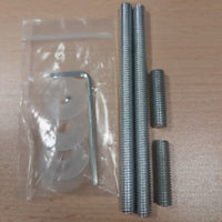 accessori montaggio per maniglione inox satinato art.kd30 mm.300 cod:ferx.603199