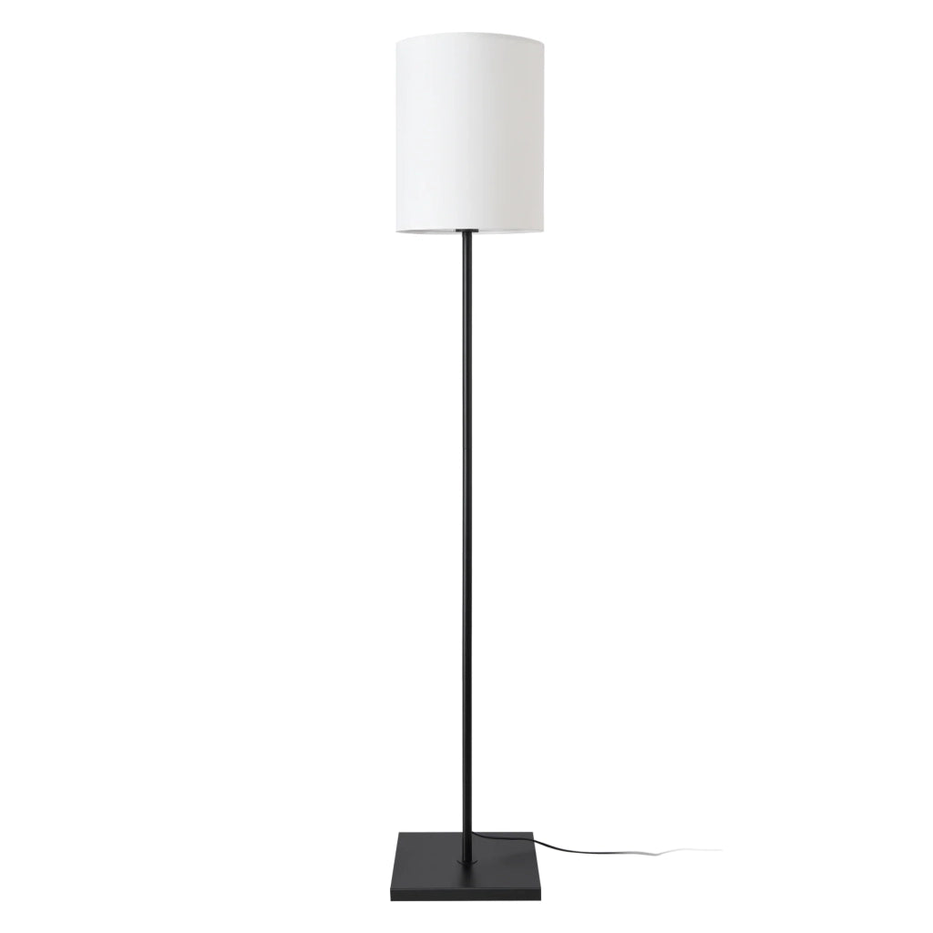 Lampada da terra dallo stile senza tempo elegante illuminazione di design per soggiorno camera da letto ufficio altezza 158 cm bianco e nero 03_0009536