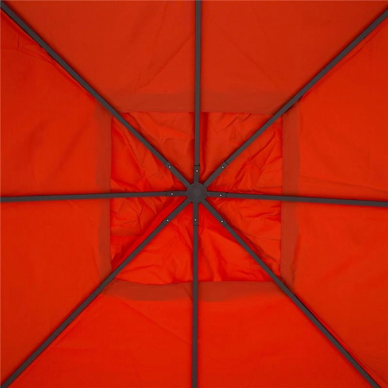 TELO TRASPIRANTE PER GAZEBO 3 X 3 MT IN COLORE ARANCIONE